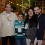 Pedro Miracca, da P.A.M Turismo, Nadia Hayek, da NH Viagens, Alessandra Yamamoto e Seba Do Capo, da Shistur Viagens