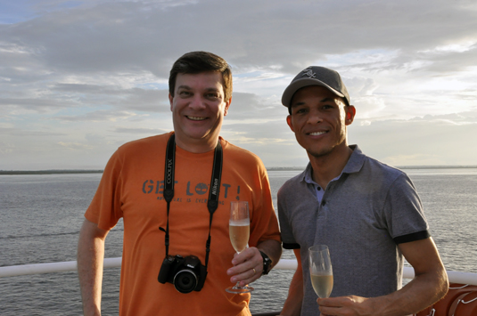 Ricardo Aniceto, da Itatibatur, e André Sidrao, da Costa Brava