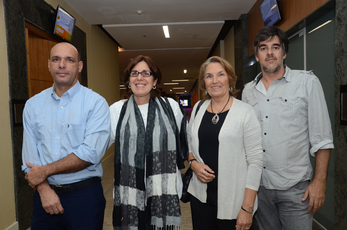 Roberto Paixão, da Rextur Advance, Zenira Monteiro, da ZenTour, Eliane Azevedo, da Privillege, e Daniel Carneiro, da Cruising Online Roberto Paixão, da Rextur Advance, Zenira Monteiro, da ZenTour, Eliane Azevedo, da Privillege, e Daniel Carneiro, da Cruising Online