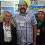 Rosa Masgrau, do M&E, Marcelo e Elizabeth Jones, da Palmitur