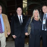 Roy Taylor, do M&E, Roberto Bacovis, da Abav-PR, Rosa Masgrau, do M&E, e Pedro Kempe, da Abav-PR