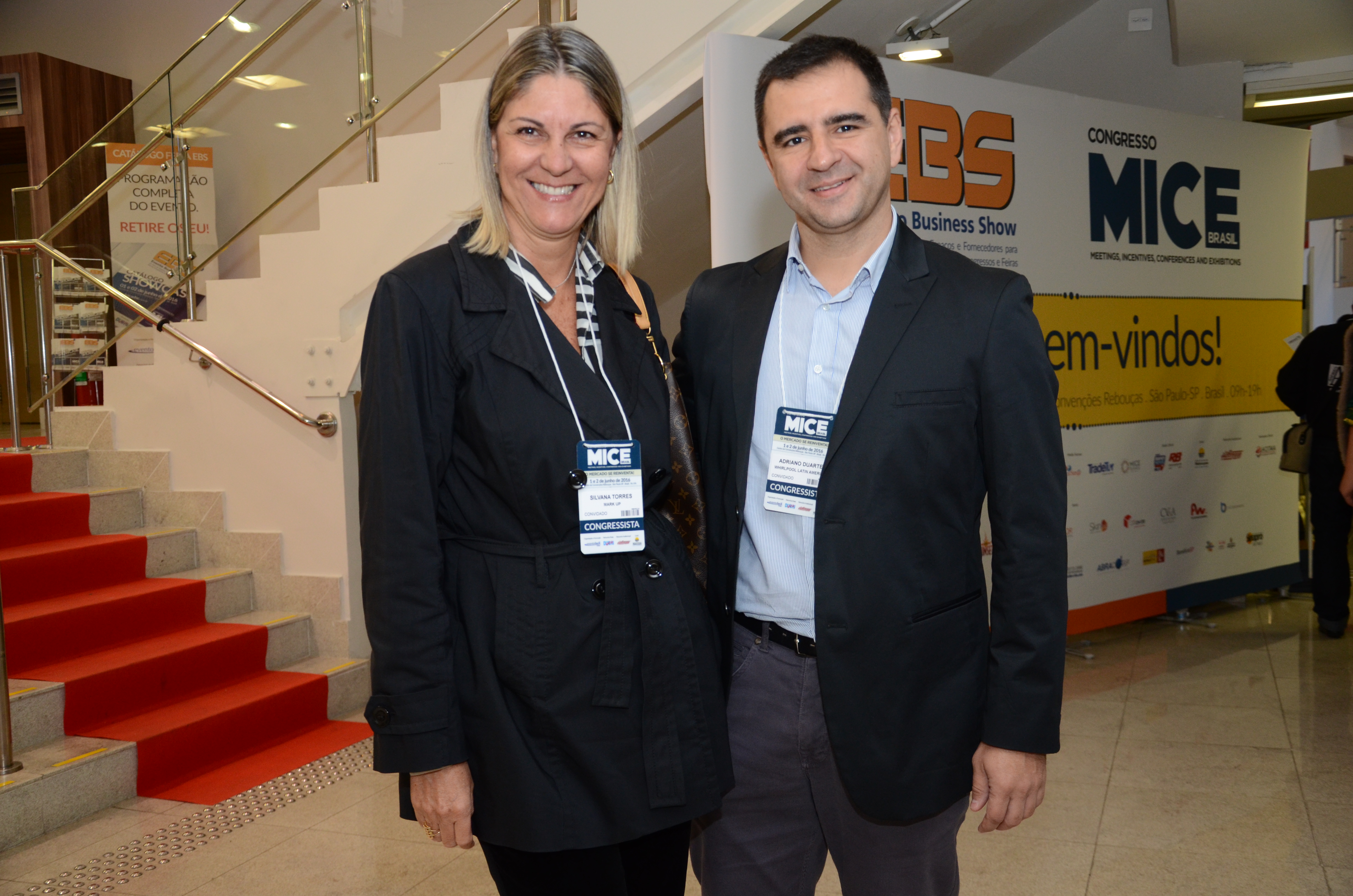 Silvana Torres, da Mark UP, e Adriano Duarte, da Whirlpool Latin America Silvana Torres, da Mark UP, e Adriano Duarte, da Whirlpool Latin America