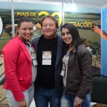 Simone Ferro, Júlio Gaspar e Luana Soares, do PArque Aquático Lago e Itaipu