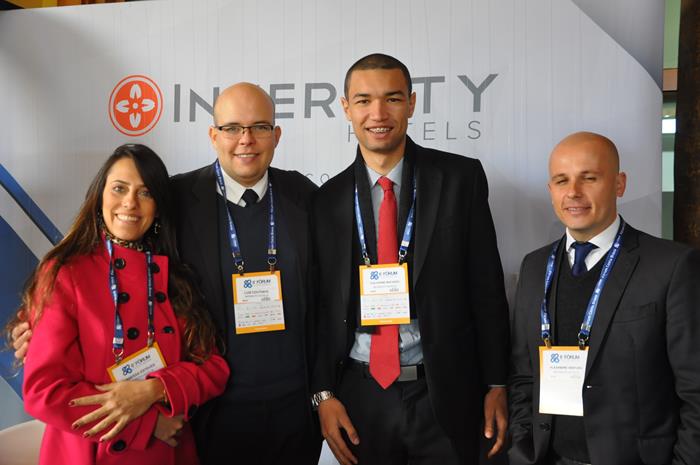 Vanessa Esteve, Luiz Coutinho, Guilherme Machado e Alexandre Ventura, da Intercity Vanessa Esteve, Luiz Coutinho, Guilherme Machado e Alexandre Ventura, da Intercity