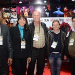 Vilson dos Santos, Cristina Rafain, Nevio Rafain, Claudionor Ferreira, e Giovanni Azevedo, do Rafain Churrascaria Show