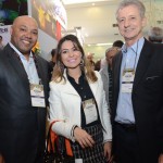 Vilson dos Santos,  do Rafain Churrascaria Show, Luiza Andrade, da Yes Iguassu, Altino Voltolini, do Iguassu CVB