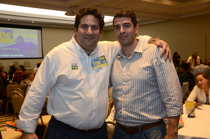 Vitor Bauab, do M&E, e Fernando Martins, do M&E Vitor Bauab, do M&E, e Fernando Martins, do M&E