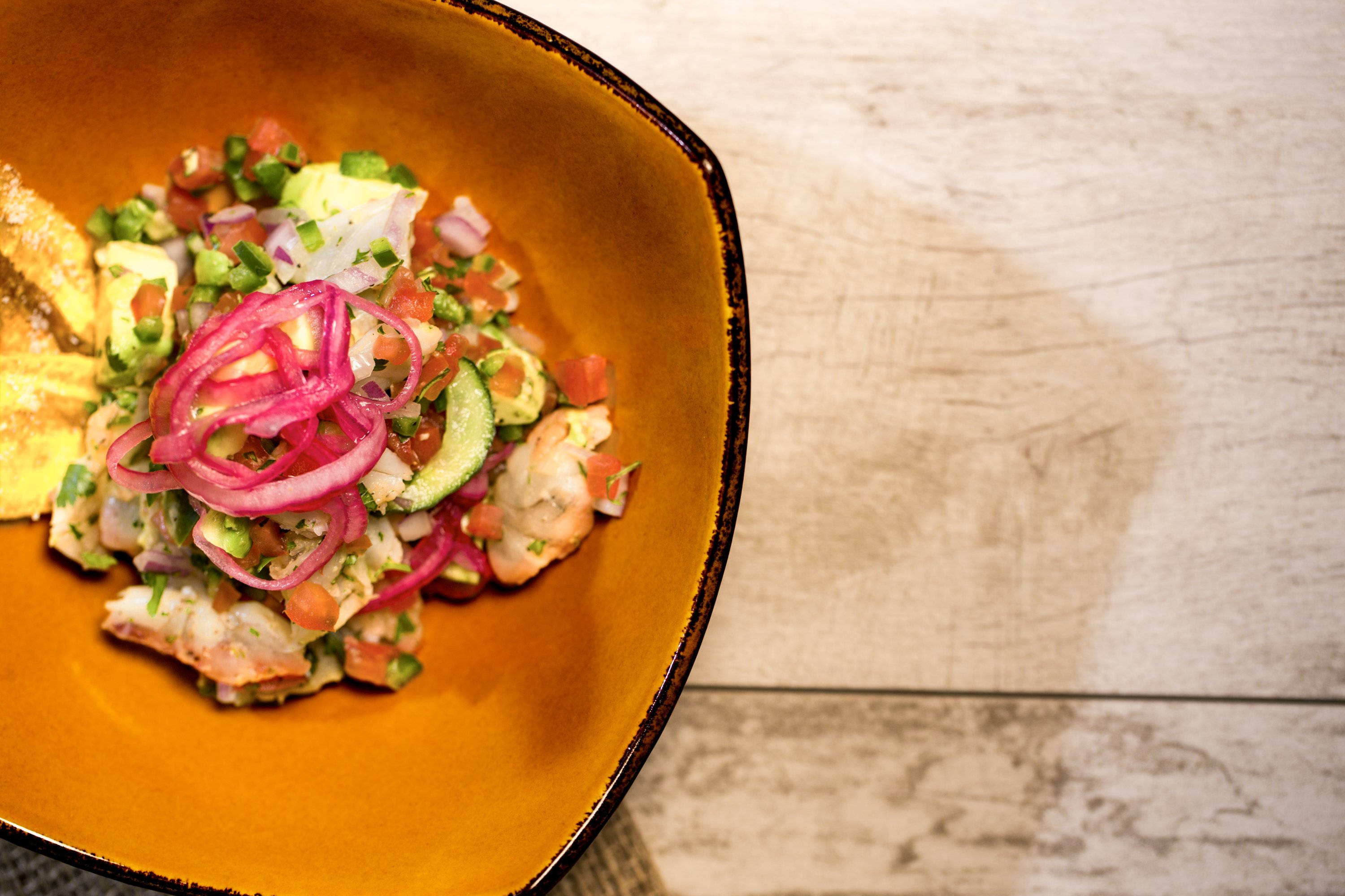 Culinária caribenha presente no Loews Sapphire Falls Resort com Ceviche Culinária caribenha presente no Loews Sapphire Falls Resort com Ceviche