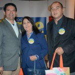 Antonio Rodrigues, Anatália dos Santos, e Sergio Afonso, da Aramtur Viagens