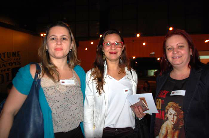 Bruna Basile, do 55 Destinos, com Dulce Monari e Marcela Azevedo, da Viaja.net