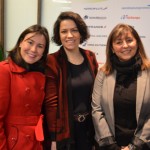 Carla de Mario Marin, da AeroMexico, Juliana de Castro e Silvia Furlan, da Intel