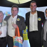Carlos Vieira, da Casa de Viagens, com Rosa Masgrau, do M&E, Carlos Villa Nova e Rogério Mendes, da CVC