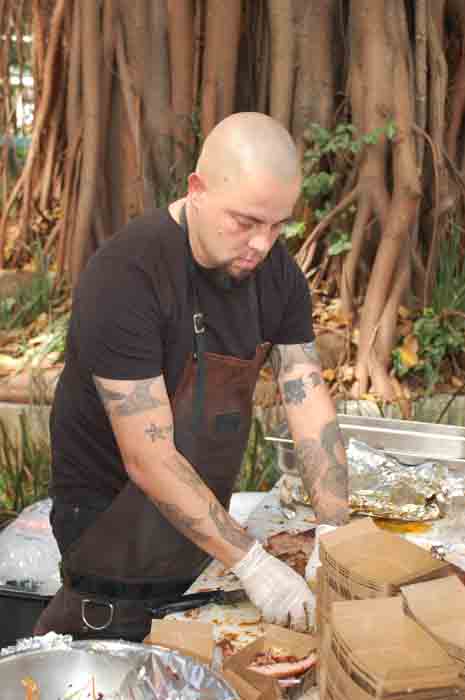 Chef Carlos Tossi, do restaurante BOS BBQ
