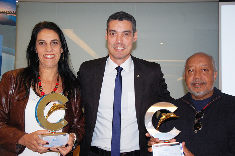 Cristiana Chao, da Mar-hta Rio, Vinicius Freitas, da Costa, e Osmar souza, da Sealink Cristiana Chao, da Mar-hta Rio, Vinicius Freitas, da Costa, e Osmar souza, da Sealink