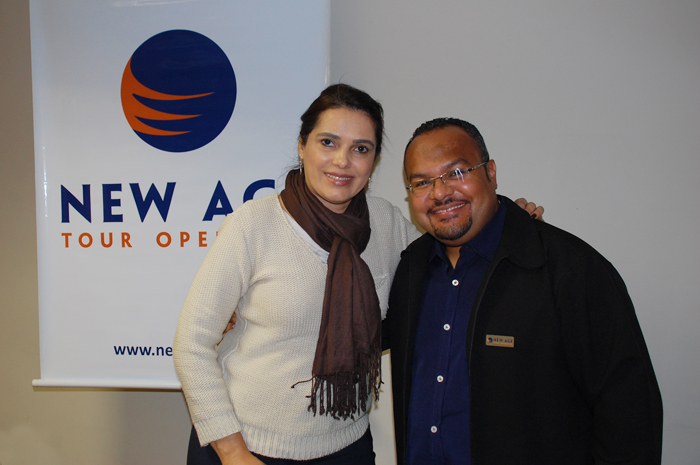 Cristina Krenke e Fabio Viana, da New Age