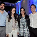 Eduardo Elias, da GL Events Brasil, Patricia Rodrigues e Aline Reis, da Fagga by GL Events, e Eduardo Rodrigues, da GL Events Brasil