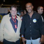 Filipe Gouveia, da Avianca, e Waldonier Santos, do Clube Brasil
