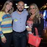 Jaqueline Barbosa e João Barbosa, da Tour Brasil, e Valquiria Matos, do Base Concept Hotel