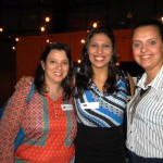 Jaqueline Rodrigues, da MGM, Maria Santos, da Flot, e Nathália Pizzoti, da Trend