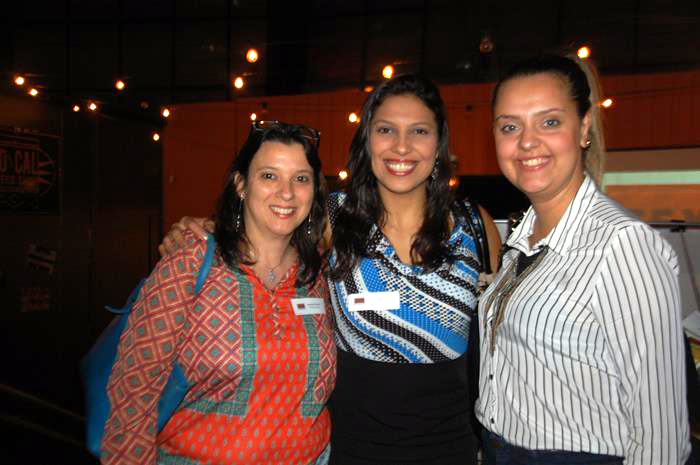 Jaqueline Rodrigues, da MGM, Maria Santos, da Flot, e Nathália Pizzoti, da Trend