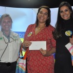 Juliana Martins, da CVC, com Rosa Masgrau, do M&E, e Lucilene Palhano, do Ceará