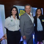 Luciana Fernandes, do M&E, Alexandre Sampaio e Camila Beraldo, da FBHA