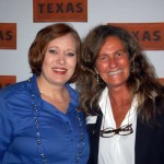 Morgan Taylor, do Texas Tourism, com Mari Masgrau, do M&E