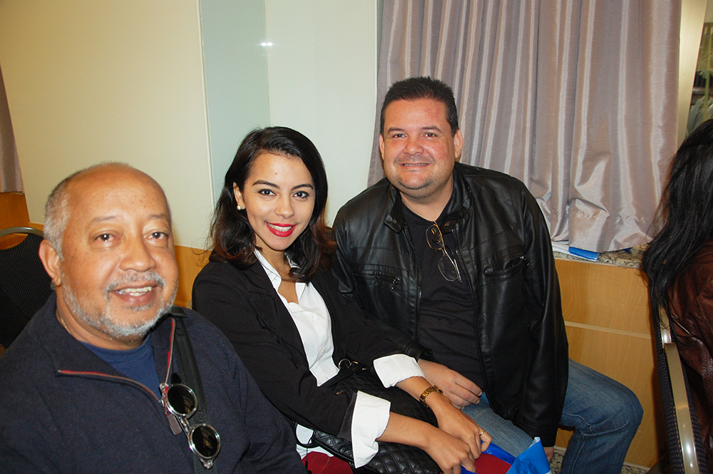 Osmar Souza, Cloves Jr. e Gleice Barreto, da Sealink Osmar Souza, Cloves Jr. e Gleice Barreto, da Sealink