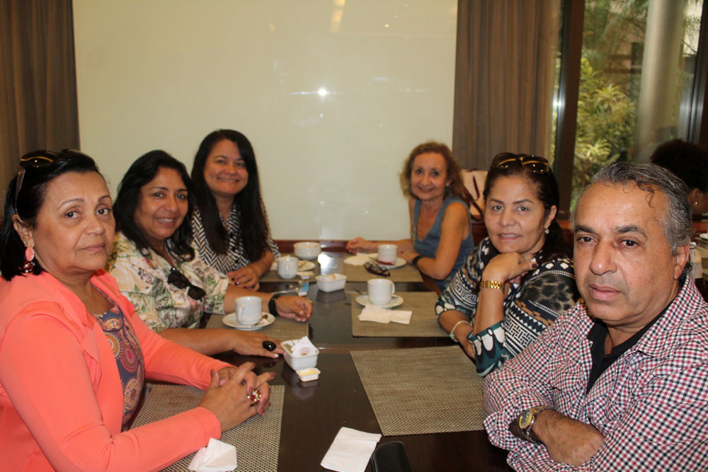 Rosana Moreira e Rosa Maria Barata, da RBM, Augusto Moura, da Criar, Claudia Campos, Laura Bourguignon, Claudia Camara