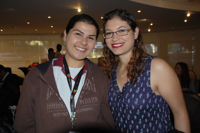 Rubi Rosa, da RDC Viagens, e Indira Perez, da Coltro Viagens