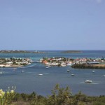 Vista da baia, em Saint-Martin