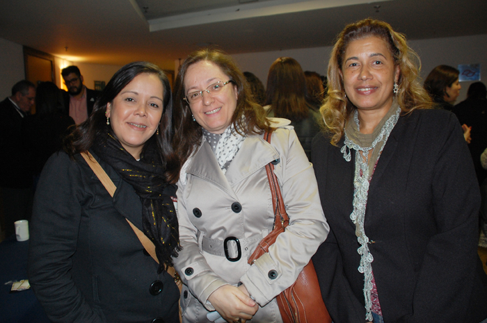 Viviane Marques, da Flot Viagens, Rosa Costa, da Queensberry, e Márcia Anjos, da Los Andes Tours