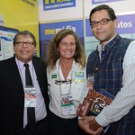 Abelino Argueta Lazo e Vladimiro Villalta Novoa, da República del El Salvador, com Mari Masgrau, do M&E