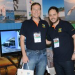 Alexandre Nunes e Tiago Fedes, do Santos e Região CVB