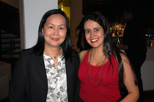 Aline Haranaka e Juliana Assumpção, da Aviesp Aline Haranaka e Juliana Assumpção, da Aviesp