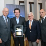 Altamiro Medici, da SAA, Juarez Neto e Juarez Filho, da Ancoradouro, e Franklin Gomes, da SAA
