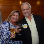 Ana Paula Chagas e Wismar Dabess, da Fly Vip Viagens