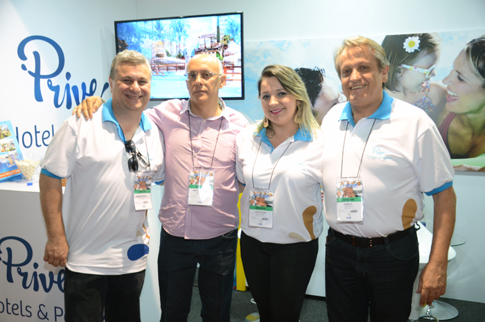 André Cintra, Marco Ribeiro, Joici Souza, e Antonio Marçal, do Grupo Prive