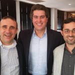 Anthony Bringhenty, Juarez Neto e Andre De Santis    Foto: divulgação