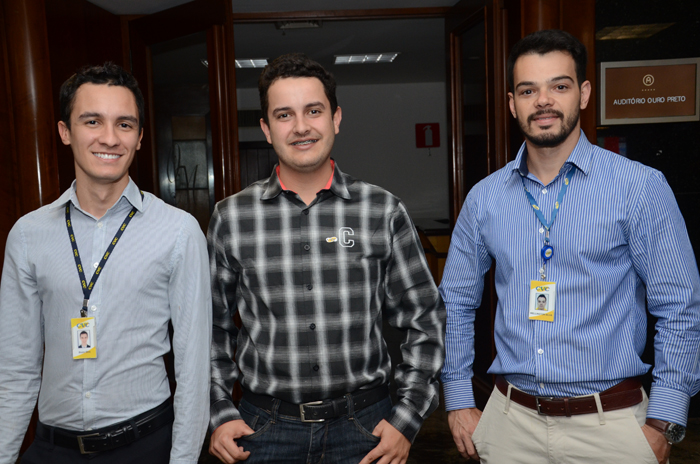 Bruno Rodrigues, Gabriel Rezende e Wellington Silva, da CVC