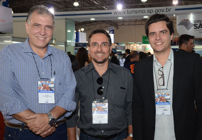 Carlos Eduardo Pereira, Junior Lins e Juliano Cáceres, do Bancorbrás