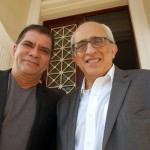 Carlos Franco, prefeito de Palmas e José Efromovich, presidente da Avianca
