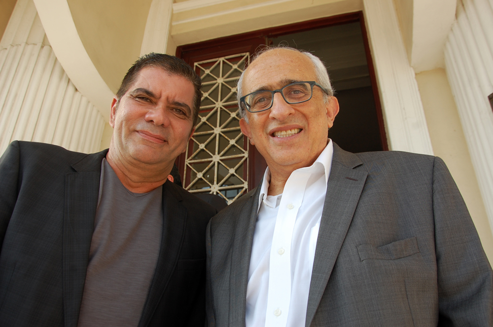 Carlos Franco, prefeito de Palmas e José Efromovich, presidente da Avianca