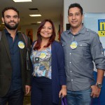 Carlos Hiran, Vanilze Andrade e Fernando Bomfim, da Geraes Viagens