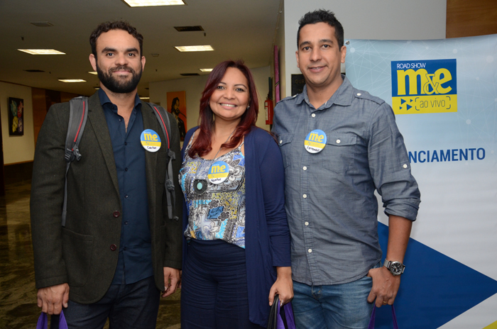 Carlos Hiran, Vanilze Andrade e Fernando Bomfim, da Geraes Viagens