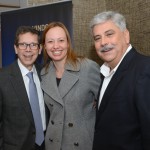 Cassio Oliveira, da Ancoradouro, Roberta Simara, da Rextur Advance, e  Washington Alves, da Flytour