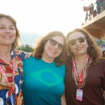 Celia Oliveira, da Viking com  Ines Fabres e Eillen Davies, da NewIt