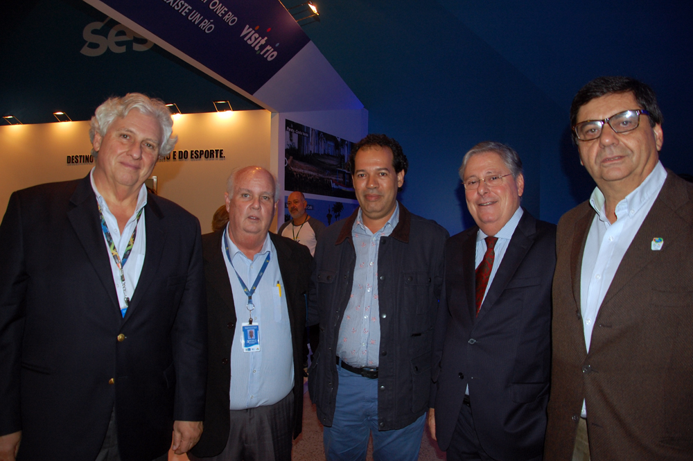 Cesar Augusto Wernewck, Sérgio de Mello, André de Oliveira e Liberato Pinto, do turismo do Rio de Janeiro Cesar Augusto Wernewck, Sérgio de Mello, André de Oliveira e Liberato Pinto, do turismo do Rio de Janeiro