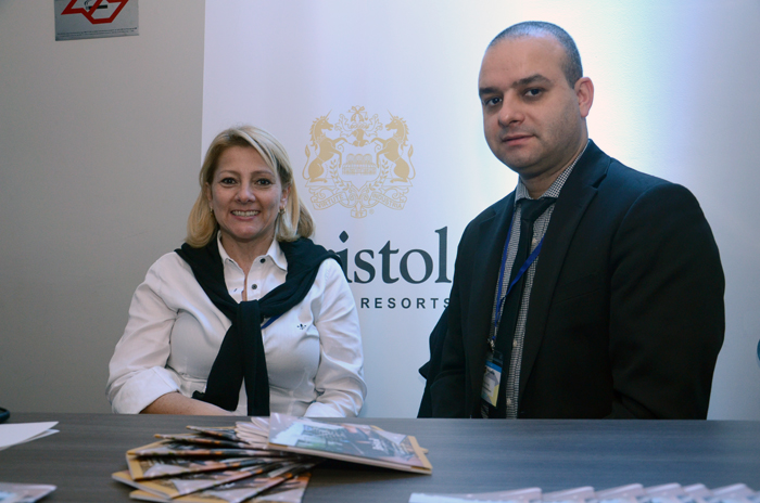Cristiane Beltrão e Diego Pessoa, do Bristol Hotéis & Resorts