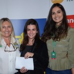 Jaqueline Brito, da Unique Travel, entre Rosa Masgrau, do M&E, e Lucilene Carvalho, da Setur-CE